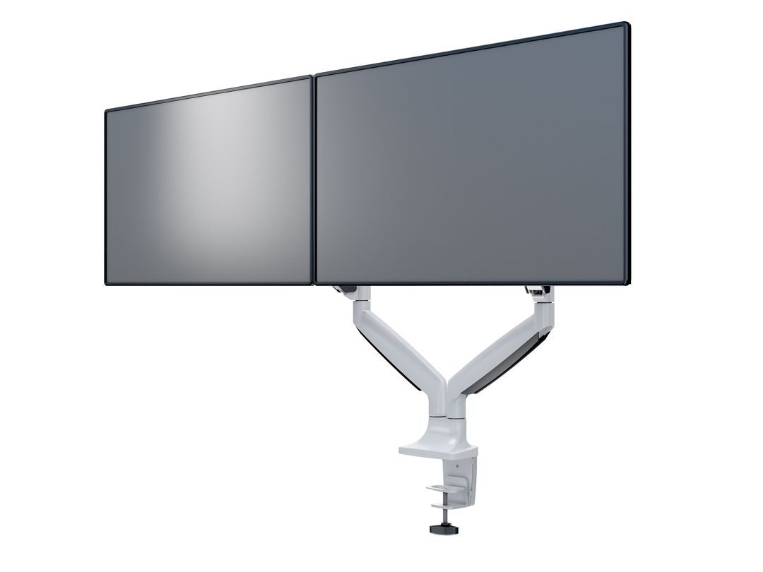 Multibrackets M Deskmount Gas Spring Dual Monitor Arm for 15"–27" Monitors | 7350073737086