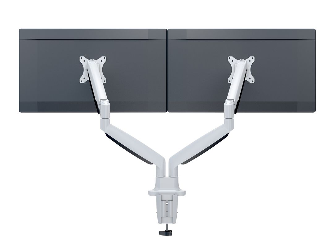Multibrackets M Deskmount Gas Spring Dual Monitor Arm for 15"–27" Monitors | 7350073737086