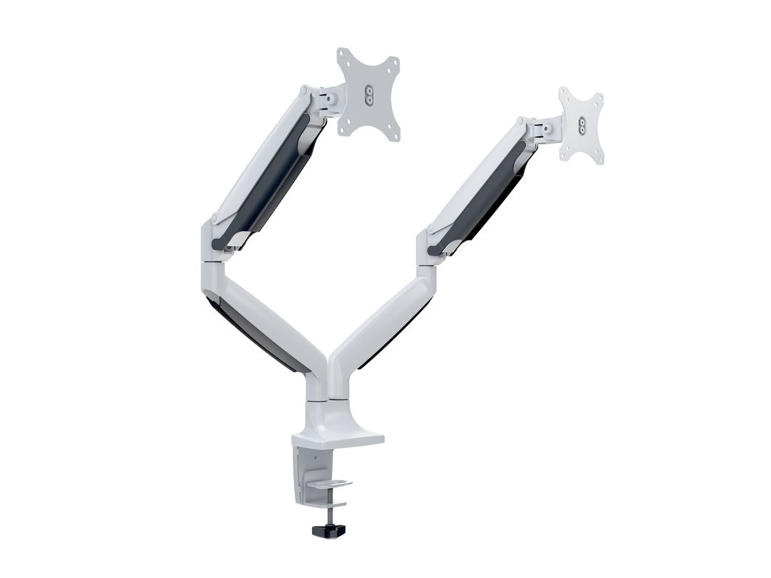 Multibrackets M Deskmount Gas Spring Dual Monitor Arm for 15"–27" Monitors | 7350073737086