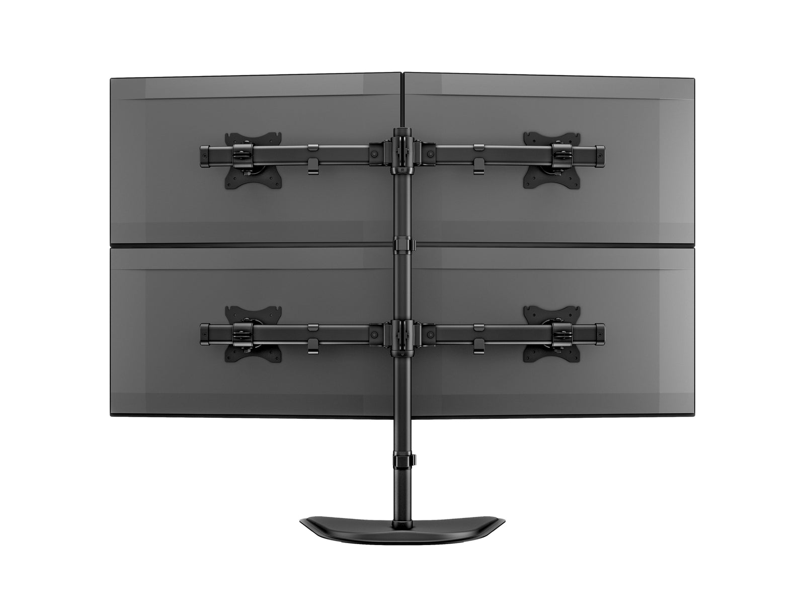 Multibrackets M Deskstand Basic Quad Monitor Stand for 15"–27" Monitors | 7350073733347