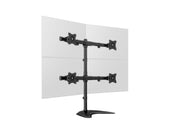 Multibrackets M Deskstand Basic Quad Monitor Stand for 15"–27" Monitors | 7350073733347