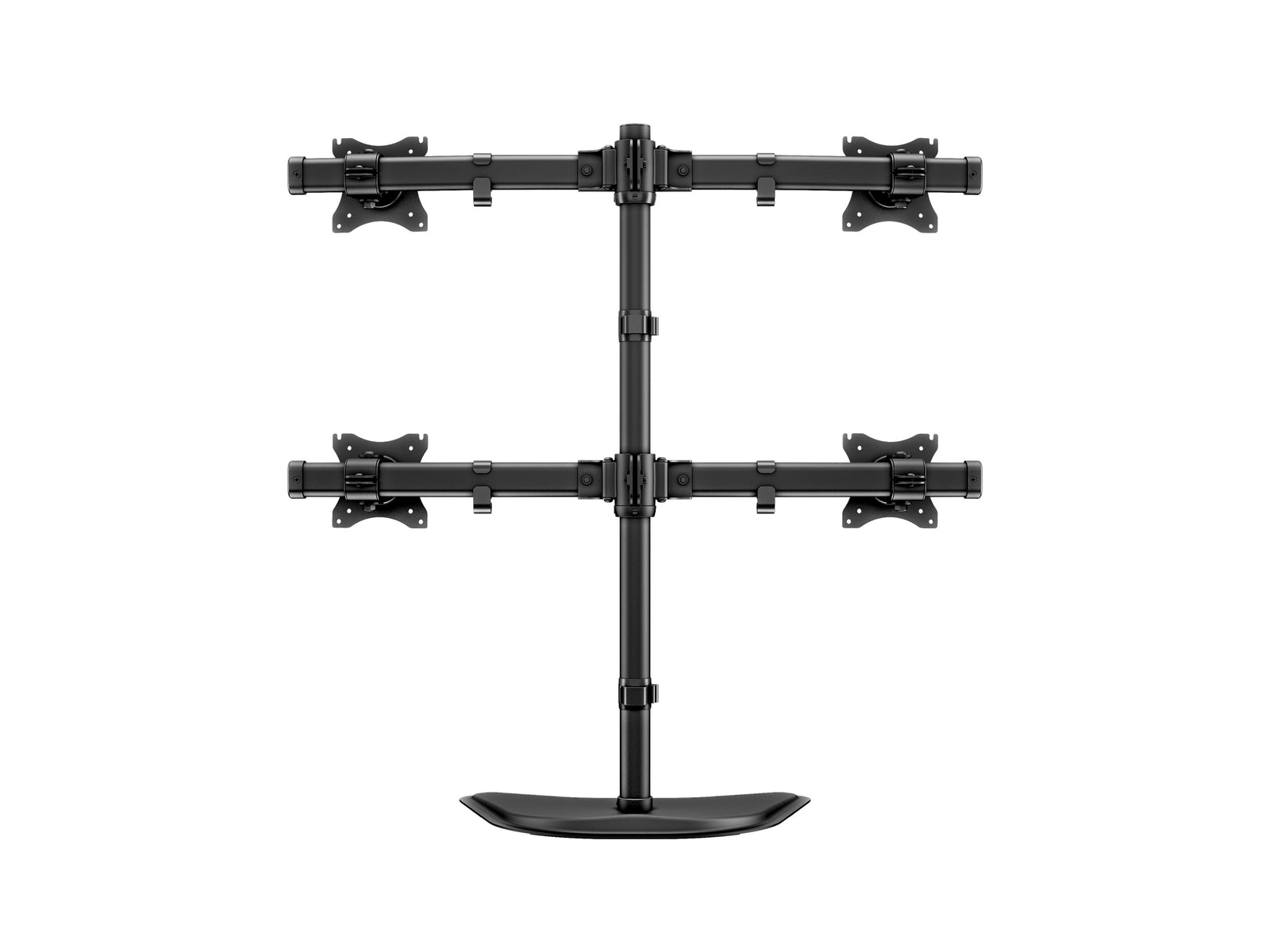Multibrackets M Deskstand Basic Quad Monitor Stand for 15"–27" Monitors | 7350073733347