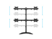 Multibrackets M Deskstand Basic Quad Monitor Stand for 15"–27" Monitors | 7350073733347