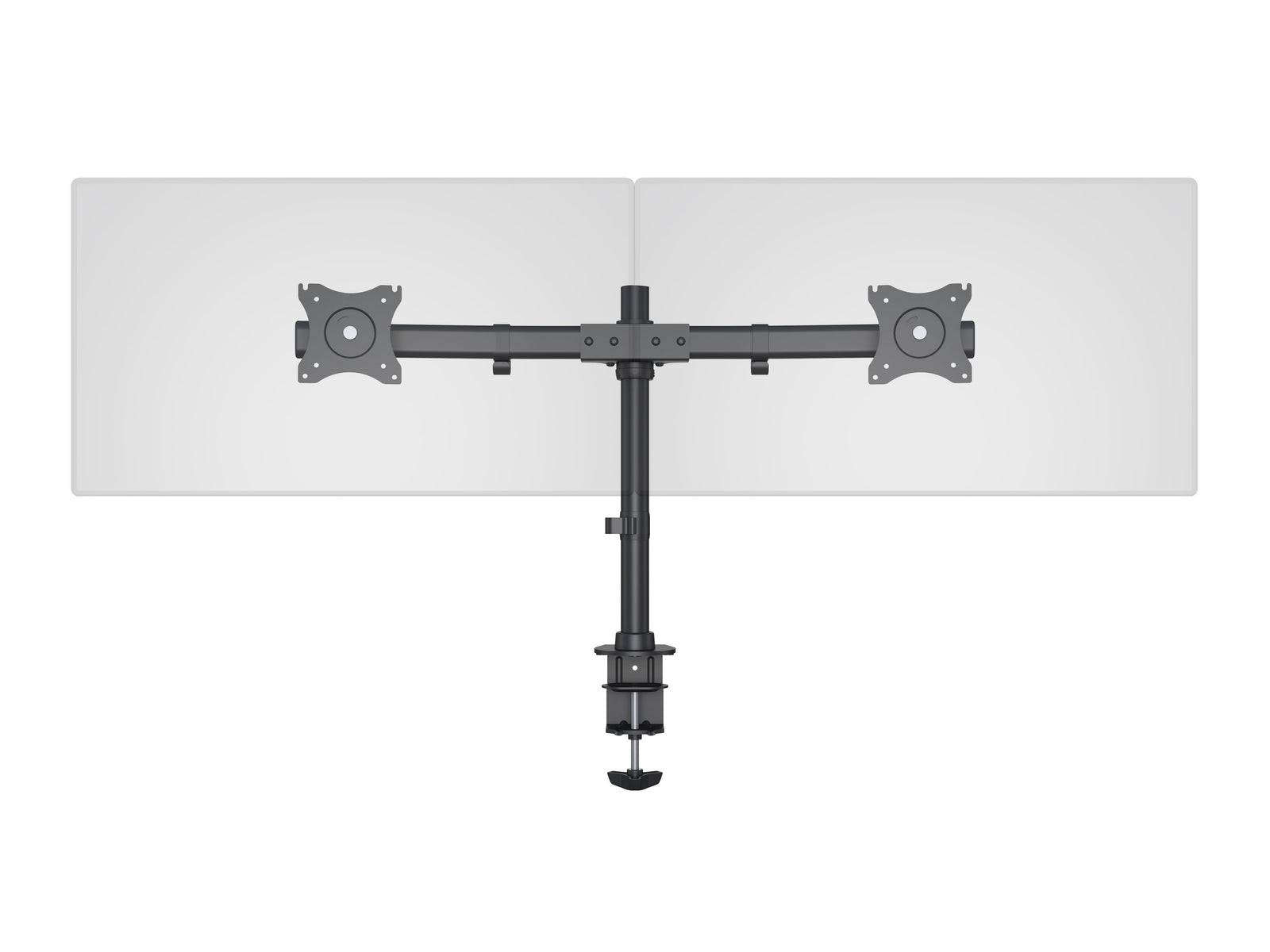 Multibrackets M Desktopmount Basic Dual Monitor Mount for 15"–27" Monitors | 7350073733309
