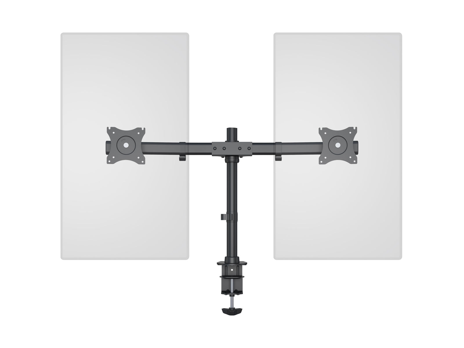 Multibrackets M Desktopmount Basic Dual Monitor Mount for 15"–27" Monitors | 7350073733309