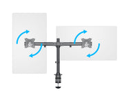 Multibrackets M Desktopmount Basic Dual Monitor Mount for 15"–27" Monitors | 7350073733309