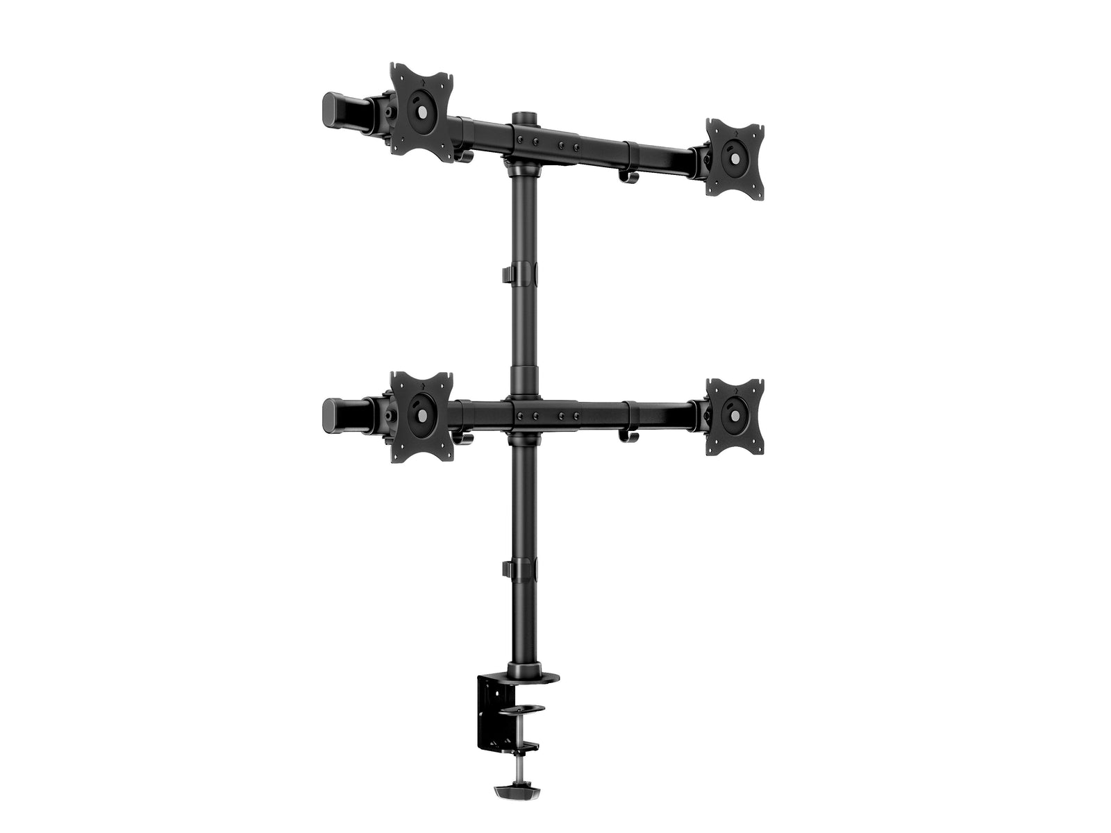 Multibrackets M Desktopmount Basic Quad Monitor Mount for 15"–27" Monitors | 7350073733316