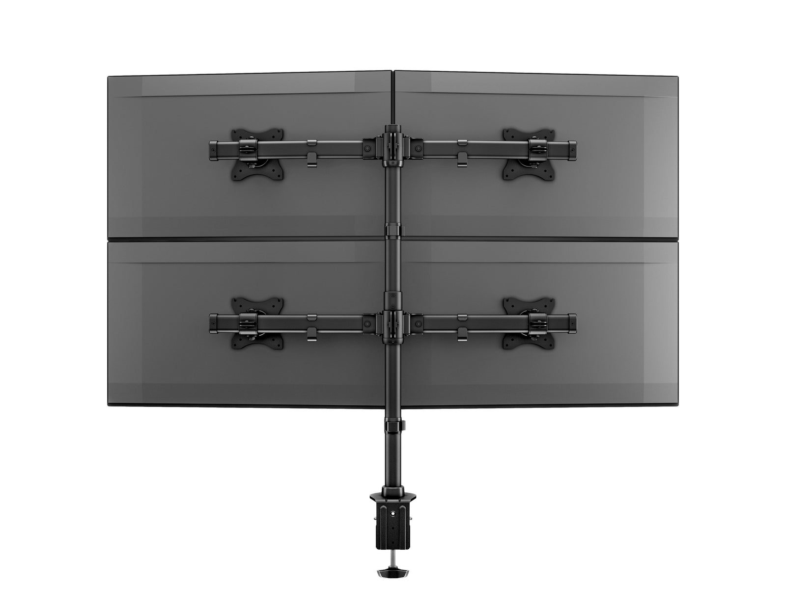 Multibrackets M Desktopmount Basic Quad Monitor Mount for 15"–27" Monitors | 7350073733316