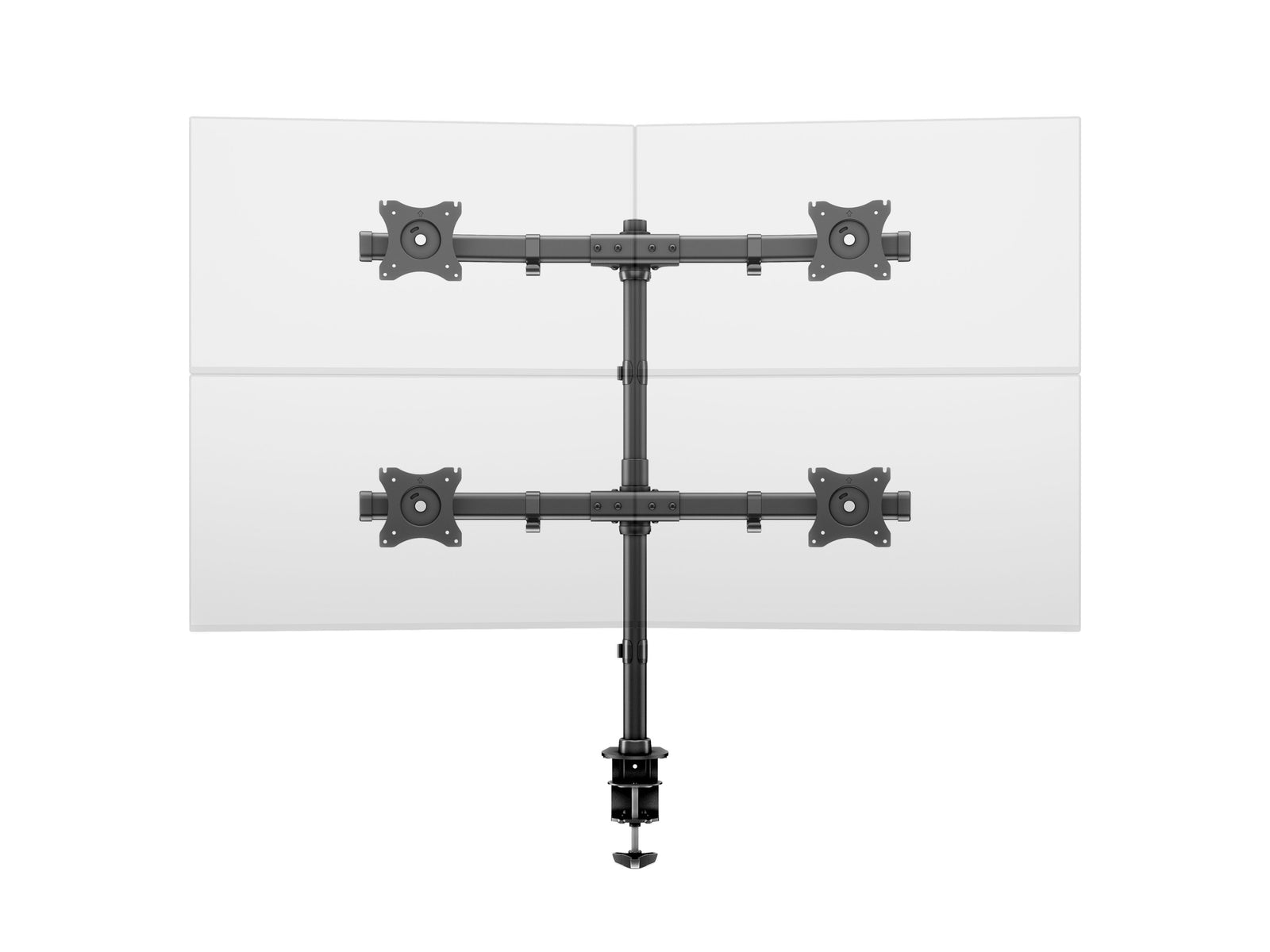 Multibrackets M Desktopmount Basic Quad Monitor Mount for 15"–27" Monitors | 7350073733316