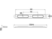 Multibrackets M Desktopmount VESA Adapter 200x200 Extension Kit | 7350073731909 Mount Accessories Multibrackets