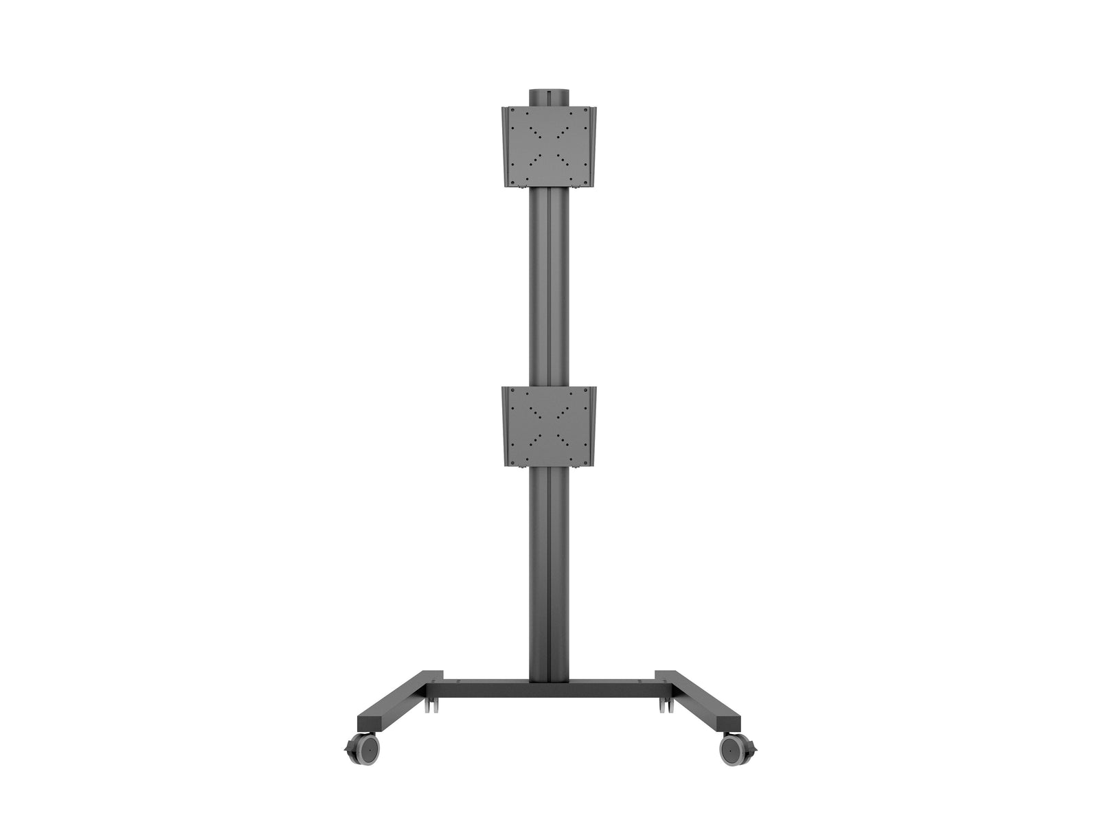 Multibrackets M Display Stand 180 Dual Vertical Black Mobile Floor Stand for Two 32"–55" Screens | 7350105212215