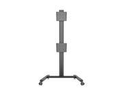 Multibrackets M Display Stand 180 Dual Vertical Black Mobile Floor Stand for Two 32"–55" Screens | 7350105212215