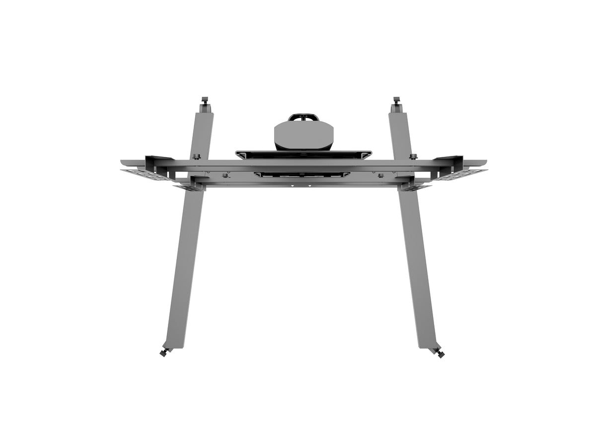 Multibrackets M Display Stand 180 Dual Vertical Black Mobile Floor Stand for Two 32"–55" Screens | 7350105212215