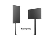 Multibrackets M Display Stand 180 Single Black Floor Mount for 24"–65" Screens | 7350073732401