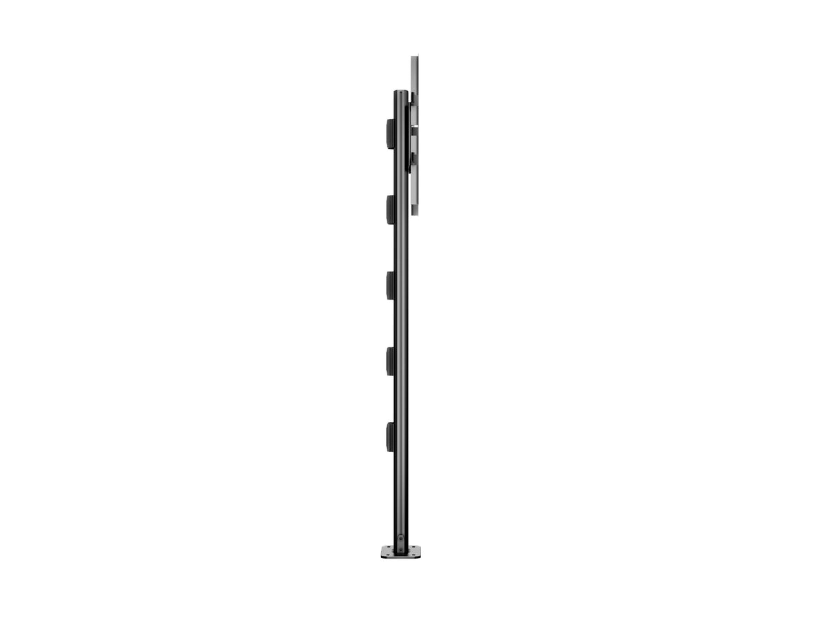 Multibrackets M Display Stand 180 Single Black Floor Mount for 24"–65" Screens | 7350073732401