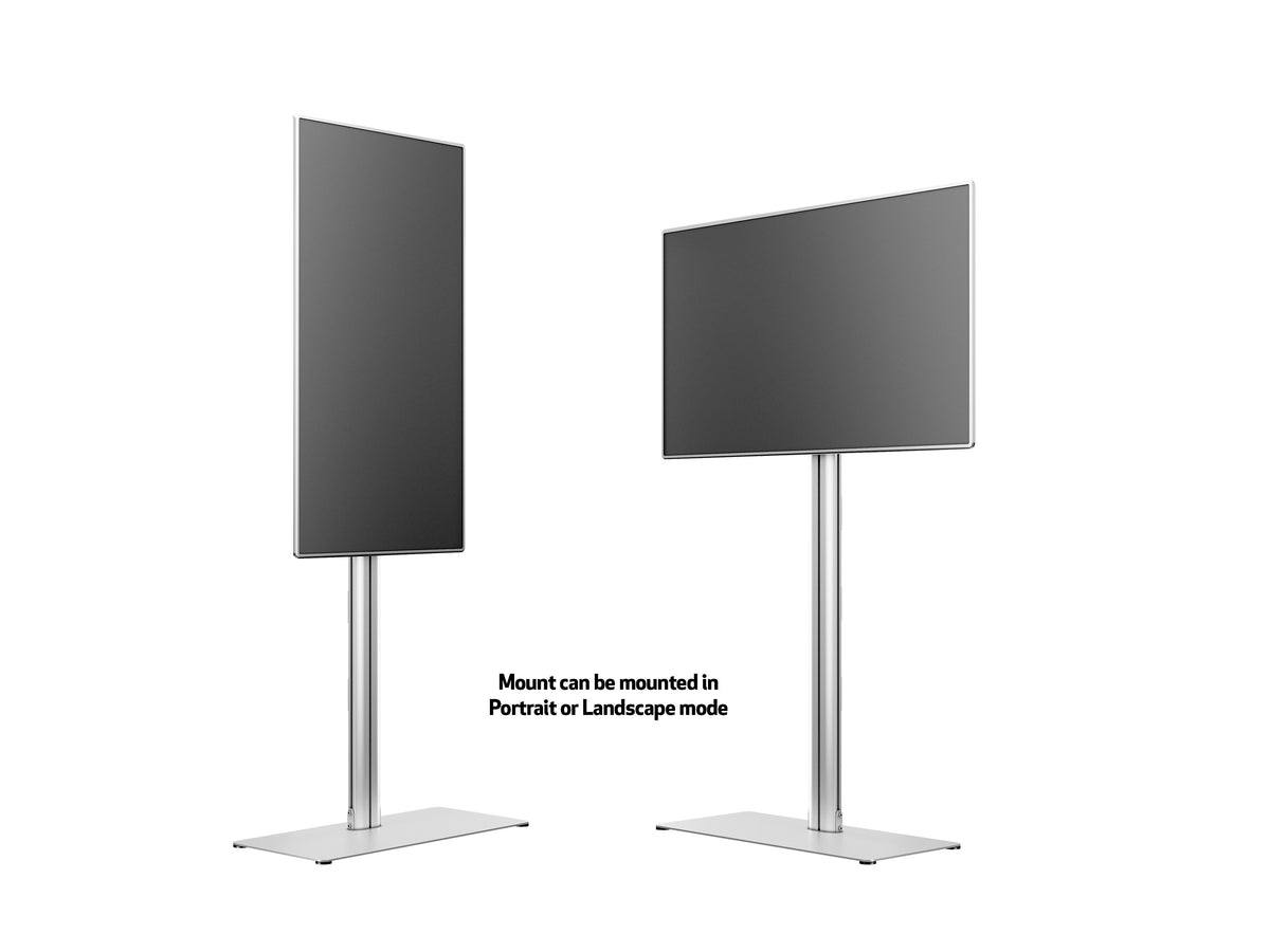 Multibrackets M Display Stand 180 Single Silver Floor Stand for 24"–65" Screens | 7350073732418