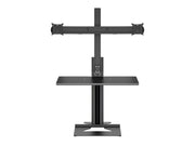 Multibrackets M Easy Stand Dual Monitor Mount for Screens up to 30" - Black | 7350073733187 Mount Accessories Multibrackets