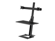 Multibrackets M Easy Stand Dual Monitor Mount for Screens up to 30" - Black | 7350073733187 Mount Accessories Multibrackets