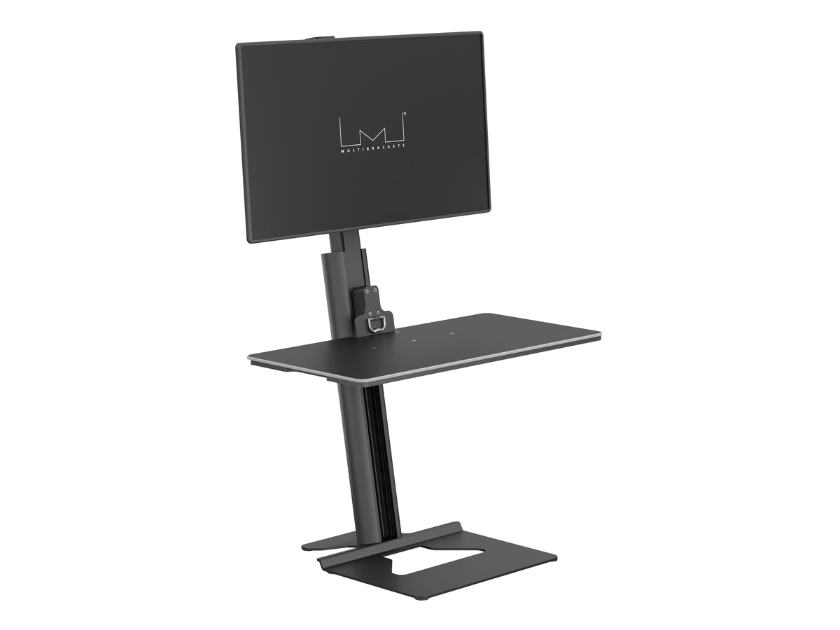 Multibrackets M Easy Stand Sit-Stand Desk Converter for Monitors up to 30" | 7350073733163 Workstation Multibrackets