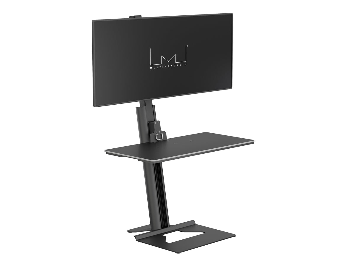 Multibrackets M Easy Stand Sit-Stand Desk Converter for Monitors up to 30" | 7350073733163 Workstation Multibrackets