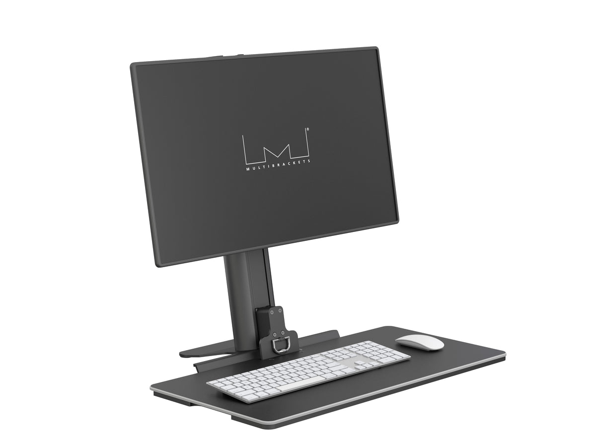 Multibrackets M Easy Stand Sit-Stand Desk Converter for Monitors up to 30" | 7350073733163 Workstation Multibrackets
