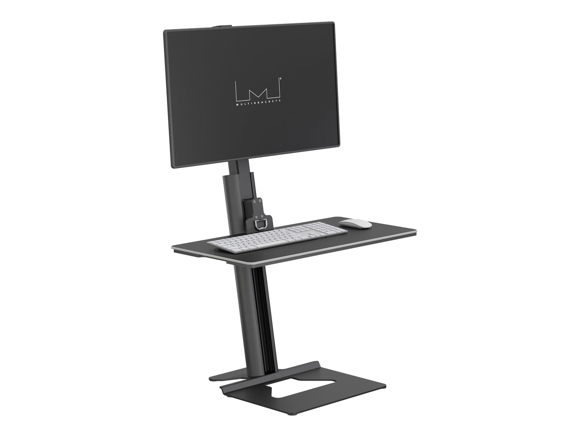 Multibrackets M Easy Stand Sit-Stand Desk Converter for Monitors up to 30" | 7350073733163 Workstation Multibrackets