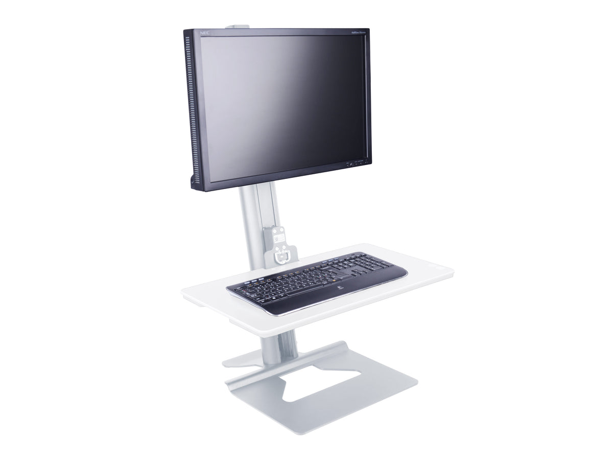 Multibrackets M Easy Stand Sit-Stand Desk Converter for Monitors up to 30" | 7350073733163 Workstation Multibrackets