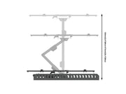 Multibrackets M Flexarm Full Motion Wall Mount with STB Enclosure for 37"–70" Screens | 7350105210198