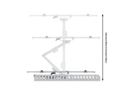 Multibrackets M Flexarm Full Motion Wall Mount with STB Enclosure for 37"–70" Screens | 7350105210204