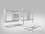 Multibrackets M Flexarm Full Motion Wall Mount with STB Enclosure for 37"–70" Screens | 7350105210204