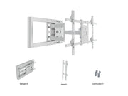 Multibrackets M Flexarm Full Motion Wall Mount with STB Enclosure for 37"–70" Screens | 7350105210204