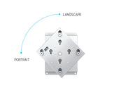 Multibrackets M Flip 100/200 Rotating Wall Mount for 24"–55" Screens | 7350073737819