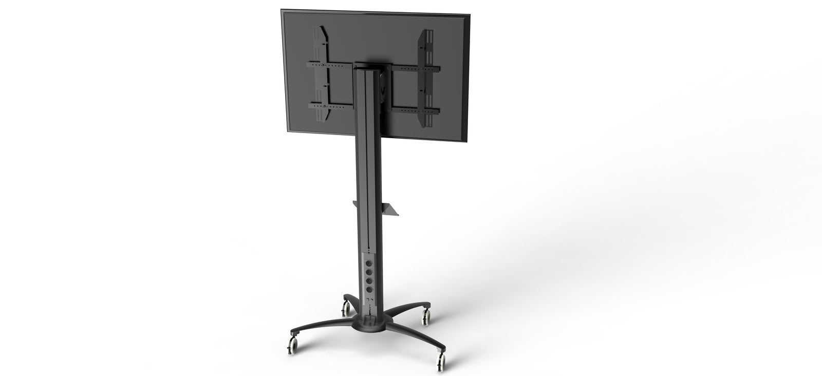 Multibrackets M Floorstand Brochure Shelf - Black | 7350073732203