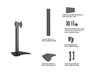 Multibrackets M Floorstand Column Pro 100 – VESA 200 Digital Signage Floor Stand | 7340234816682