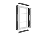 Multibrackets M Frame Outdoor Wall Mount for 55OP90FE 55" Display – Black | 7340234816347
