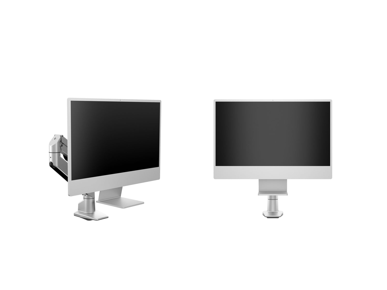 Multibrackets M Gas Lift Arm Adapter for Apple iMac 24" – Silver | 7350105213137 Mount Accessories Multibrackets