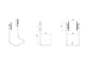 Multibrackets M Gas Lift Arm Monitor Handle VESA 100 – Metallic | 7350105212574 Mount Accessories Multibrackets