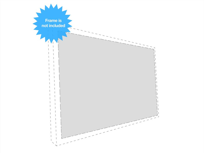 Multibrackets M Grey Plus Projection Screen Surface 150" 16:9 Gain 0.9 | 7350022734760 Framed Projection Screen Accessories Multibrackets