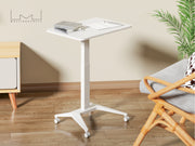 Multibrackets M Height Adjustable Mobile Workstation Basic - White | 7350105217937 Workstation Multibrackets