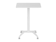 Multibrackets M Height Adjustable Mobile Workstation Basic - White | 7350105217937 Workstation Multibrackets