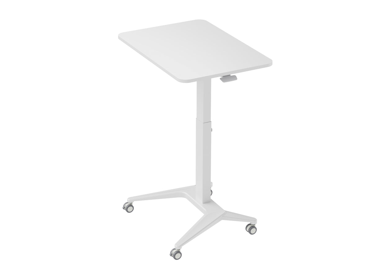 Multibrackets M Height Adjustable Mobile Workstation Basic - White | 7350105217937 Workstation Multibrackets