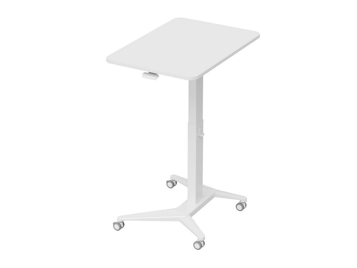 Multibrackets M Height Adjustable Mobile Workstation Basic - White | 7350105217937 Workstation Multibrackets