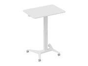 Multibrackets M Height Adjustable Mobile Workstation Basic - White | 7350105217937 Workstation Multibrackets