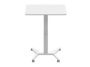 Multibrackets M Height Adjustable Mobile Workstation Basic - White | 7350105217937 Workstation Multibrackets