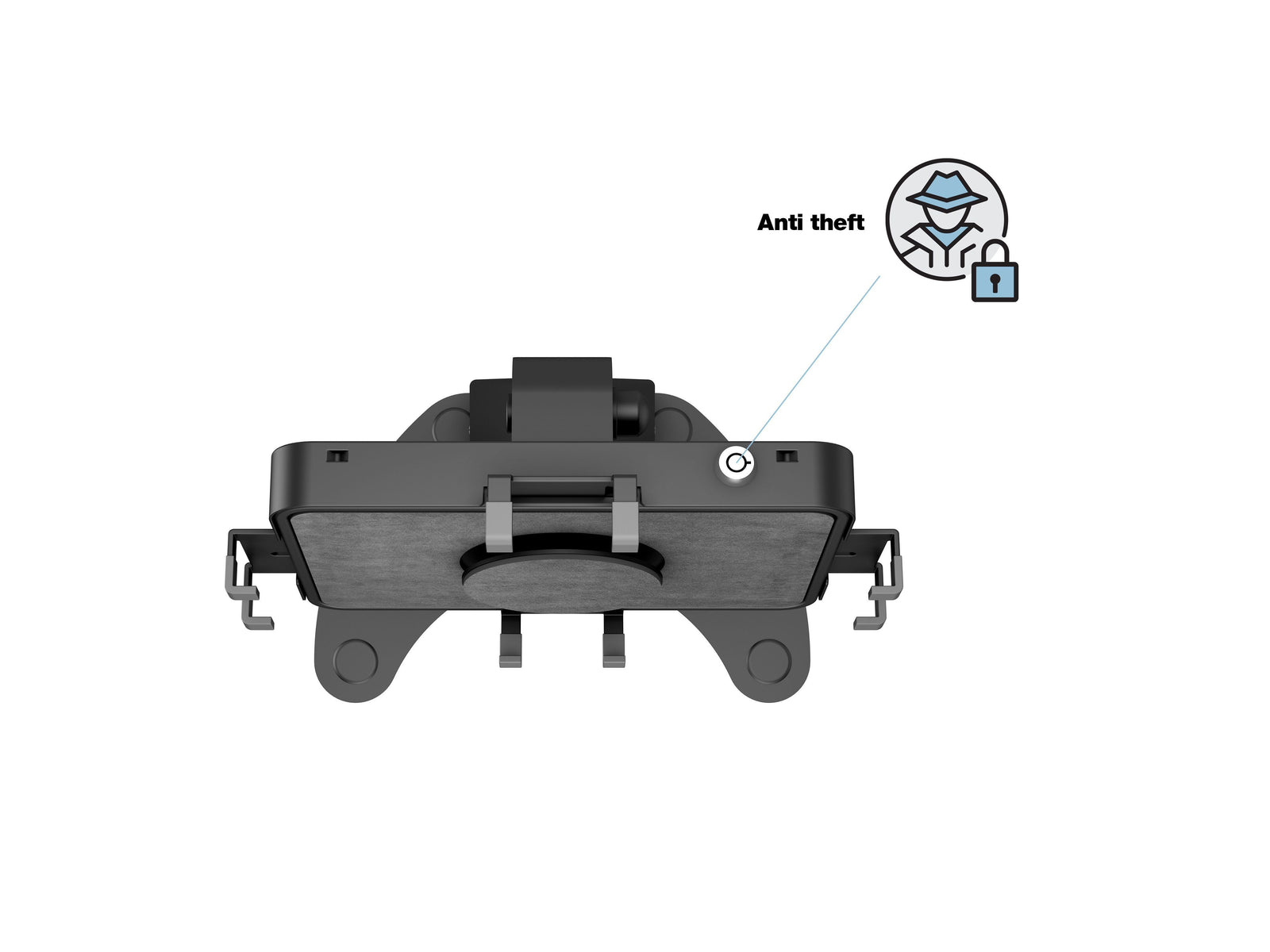 Multibrackets M Lockable Adjustable Table Stand for 7"–14.6" Tablets & iPads | 7350105212536