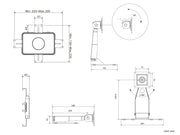 Multibrackets M Lockable Adjustable Table Stand for 7"–14.6" Tablets & iPads | 7350105212536