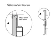 Multibrackets M Lockable Adjustable Table Stand for 7"–14.6" Tablets & iPads | 7350105212536