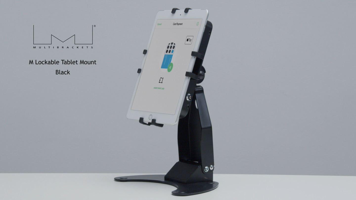 Multibrackets M Lockable VESA Tablet Mount for 7"–14.6" Tablets – Secure Universal Holder | 7350105210341