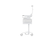 Multibrackets M Medical Cart Basic with Drawer & Fixed Monitor Arm Mobile Workstation | 7350105219627 Workstation Cart Multibrackets
