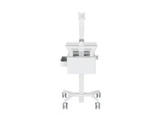 Multibrackets M Medical Cart Basic with Drawer & Fixed Monitor Arm Mobile Workstation | 7350105219627 Workstation Cart Multibrackets